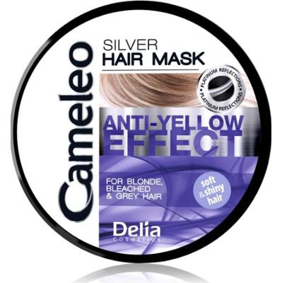 Delia Cosmetics Cameleo Srebrna Neutralizująca maska do włosów na żółte odcienie 200 ml