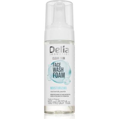 Delia Cosmetics Clean Pianka oczyszczająca do twarzy o działaniu nawilżającym 150 ml