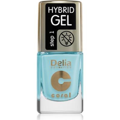 Delia Cosmetics Coral Hybrid Gel lakier żelowy kolor 140 11 ml