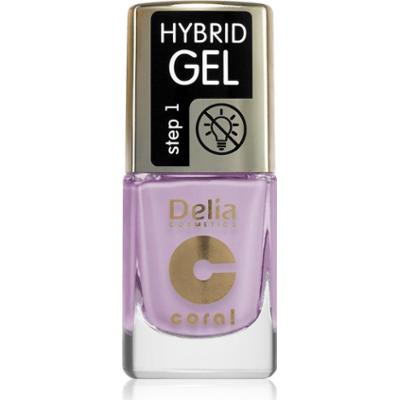 Delia Cosmetics Coral Hybrid Gel lakier żelowy kolor 141 11 ml