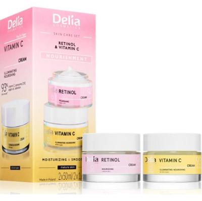 Delia Cosmetics zestaw prezentowy do twarzy 2×50 ml