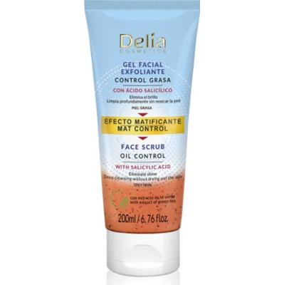 Delia Cosmetics Olejek kontrolujący peeling do twarzy z kwasem salicylowym 200 ml