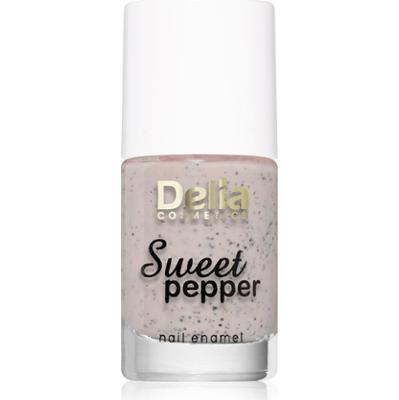 Delia Cosmetics Słodka papryka Czarne cząsteczki lakier do paznokci kolor 02 Apricot 11 ml