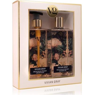 Vivian Gray Pyszny zestaw prezentowy Peony 2×350 ml