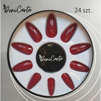 Sztuczne paznokcie żelowe Deni Carte - sztuczne paznokcie Burgundy
