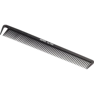Depot Accessori Nr 704 Grzebień do włosów z tworzywa sztucznego Carbon, czarny