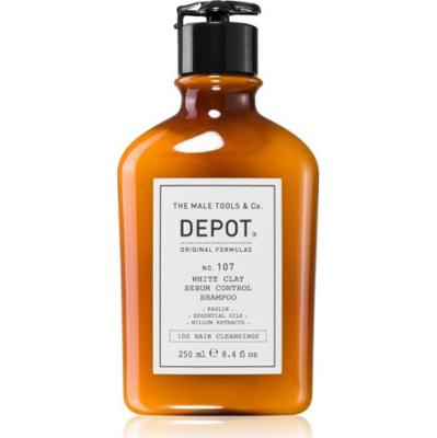 Numer Depot 107 Szampon regulujący wydzielanie sebum z białą glinką 250 ml