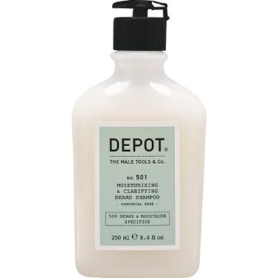 Depot NO. 501 Nawilżający i oczyszczający szampon do brody Sartorial Sage 250ml
