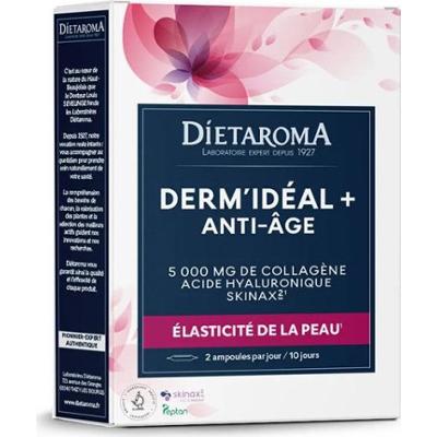 Dietaroma Derm'Ideal + Przeciwstarzeniowa elastyczność skóry 20 ampułek