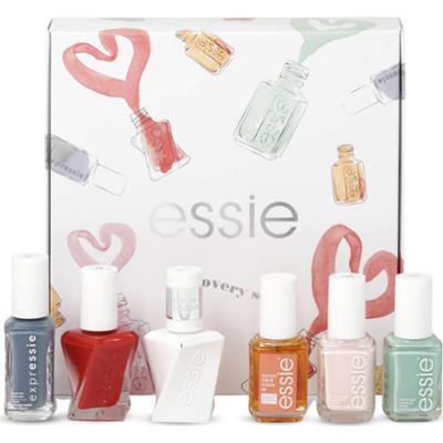 Zestaw odkrywczy Essie: : Wegański lakier do paznokci z połyskiem 99 Mint Candy Apple 13,5 ml + Lakier do paznokci Espresso Air Dry 13,5 ml + Lakier ż