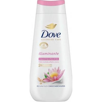 Dove Rozświetlający Prysznic z Wodą Ryżową i Kwiatem Lotosu 225 ml