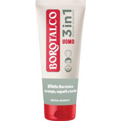 Borotalco Szampon pod prysznic dla mężczyzn 3w1 piżmowy perfumowany 200 ml