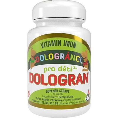 Dologran Dologranci dla dzieci 3+ Witamina Imun 60 tabletek