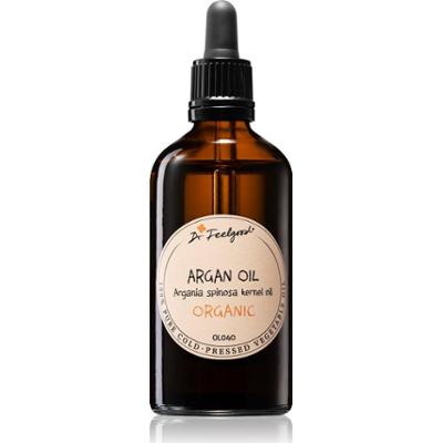 Dr. Feelgood Organiczny i Surowy Olejek Kosmetyczny Arganowy do Twarzy, Ciała i Włosów 100 Ml