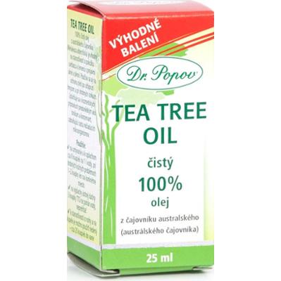Dr. Popov Olejek z drzewa herbacianego 100% tłoczony na zimno o działaniu antyseptycznym 25 ml