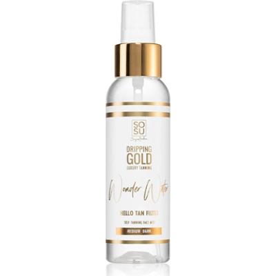 Dripping Gold Wonder Water Hello Tan Spray do opalania do twarzy Średni Ciemny 100 ml