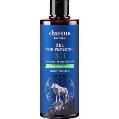 Duetus Odżywczy żel do mycia ciała dla mężczyzn 3w1 300ml