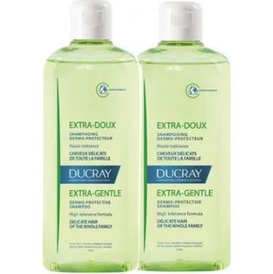 Ducray Szampon Dermo-ochronny Extra Delicate do częstego stosowania 2x400ml