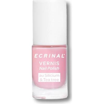 Ecrinal Lakier do paznokci Silicon & Tea Tree - Perłowy Róż 5ml