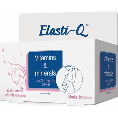 Simply you Elasti-Q Witaminy i minerały o przedłużonym uwalnianiu 90 tabletek