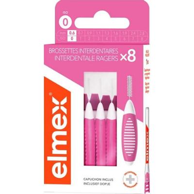 Elmex Szczoteczki międzyzębowe 0,6 mm (rozmiar 0) x8