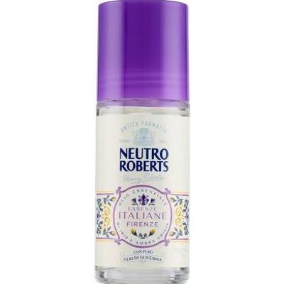 Neutro Roberts Essenze Italiane Firenze - Dezodorant Roll-On z olejkiem eterycznym z irysa i szarej ambry 50 ml