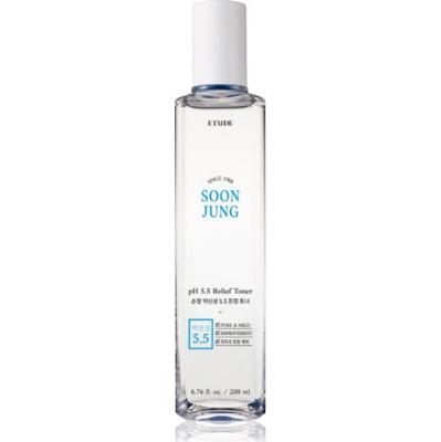 Etude Soonjung Ph 5.5 Relief Kojący tonik do twarzy do regeneracji skóry 200 ml
