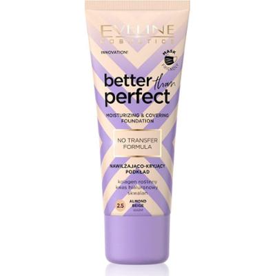 Eveline Cosmetics Better Than Perfect Podkład kryjący Efekt nawilżający Kolor 2,5 Migdałowy Beżowy Ciepły 30 ml