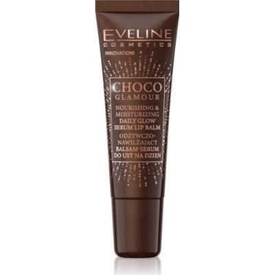 Eveline Cosmetics Czekolada Glamour Odżywczy i nawilżający balsam do ust 12 ml