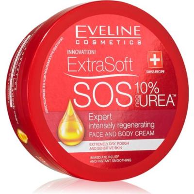 Eveline SOS Extra Soft Urea 10% Krem do twarzy i ciała 175 ml