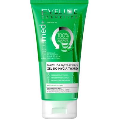Eveline FaceMed+ Żel do Mycia Twarzy 100% Aloe Vera Nawilżająco-Kojący 150 ml