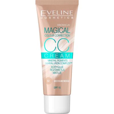 Eveline Cosmetics Magical Color Correction Cc Cream Spf 15 Color 52 Medium Beige 30 ml