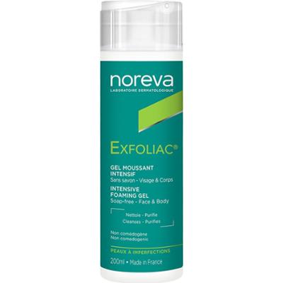 Noreva Exfoliac Intensywnie pieniący żel do skóry niedoskonałej 200ml