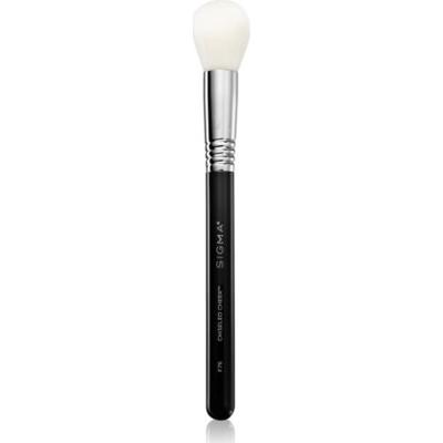 Sigma Beauty Pędzel F76 Chiseled Cheek™ Medium do produktów płynnych, kremowych i pudrowych