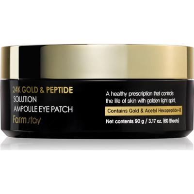 Farmstay 24K Gold & Peptide Solution Eye Mask 60szt.