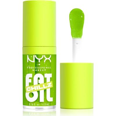 NYX Profesjonalny makijaż gruby Oil Olejek do ust Chillz o odświeżającym efekcie kolor 4,8 ml zielony