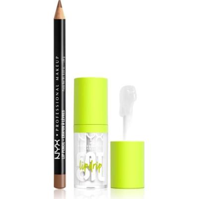 NYX Profesjonalny makijaż gruby Oil Zestaw do ust Drip 2 szt.