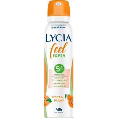 Lycia Czuć Fresh Dezodorant w sprayu 5w1 Brzoskwinia i Papaja 150 ml