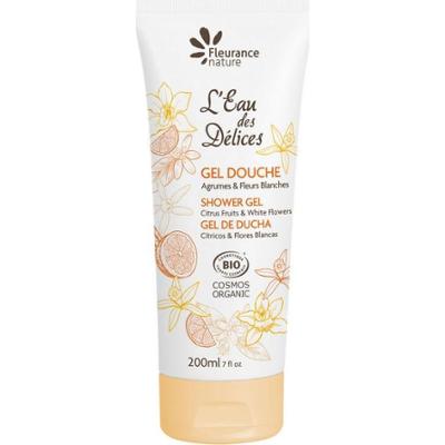 Fleurance Nature Żel pod prysznic - Cytrusy i białe kwiaty - ORGANICZNY 200 ml