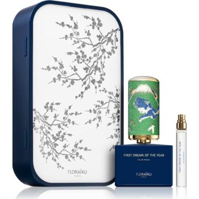 Zestaw Floraïku Pierwsze marzenie roku Woda perfumowana unisex 50 ml + woda perfumowana 10 ml + etui na perfumy + 2 x wieczko