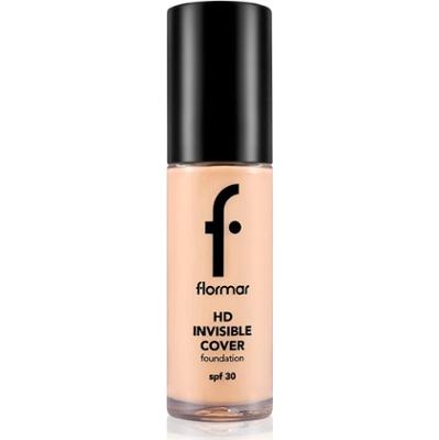 flormar Podkład rozświetlający HD Invisible Cover SPF 30 kolor 040 Light Ivory 30 ml