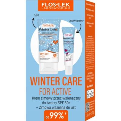Floslek Laboratorium Zestaw do pielęgnacji zimowej, pudełko upominkowe Spf 50