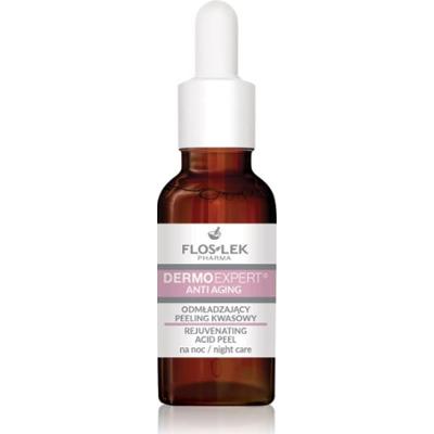 Floslek Pharma Dermoexpert Acid Peel Kuracja Odmładzająca na Noc Efekt Złuszczający 30 Ml