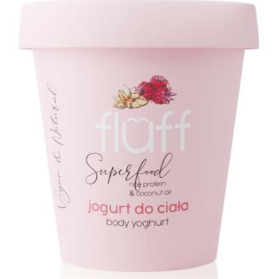 Fluff Jogurt Malinowo-Migdałowy do Ciała Białka Ryżowe i Olej Kokosowy 180 Ml
