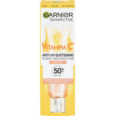 Garnier Rozświetlający fluid przeciw niedoskonałościom z witaminą C Spf50+, 40 ml
