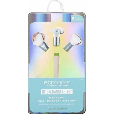 Zestaw „Jaśniejsze jutro” EcoTools: Pędzel do podkładu do blendowania + Pędzel do blendowania korektora + Pędzel do rozpraszania cieni do powiek + Pęd