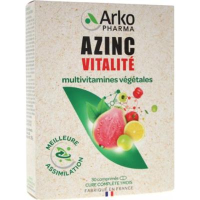 Arkopharma Azinc Multiwitaminy Rośliny Witalność 30 Tabletek