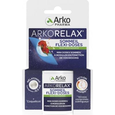 Arkopharma Arkorelax Sonno Flexi-Dosi 60 mini tabletek podjęzykowych
