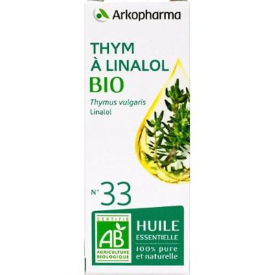 Arkopharma Arkoessentiel Olejek eteryczny N°33 Tymianek z Linaloolem Bio (Thymus Vulgaris) 5ml