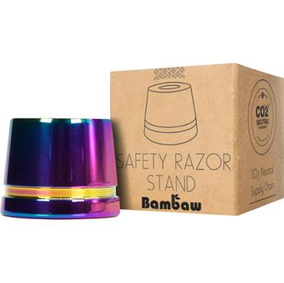 Bambaw Stojak na maszynkę do golenia Rainbow Safety Razor